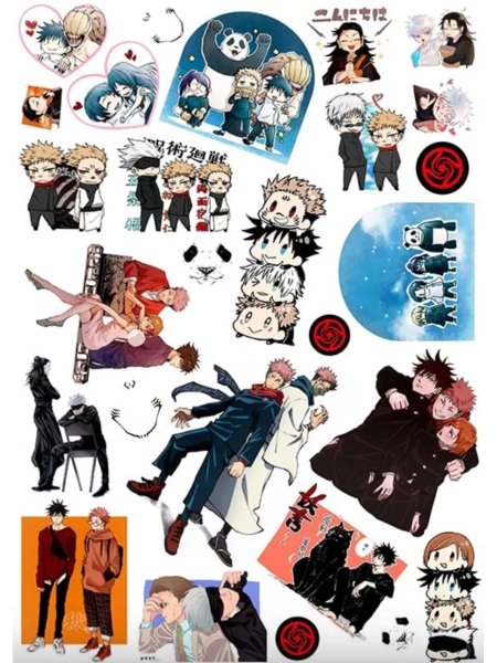 Наклейки магическая битва