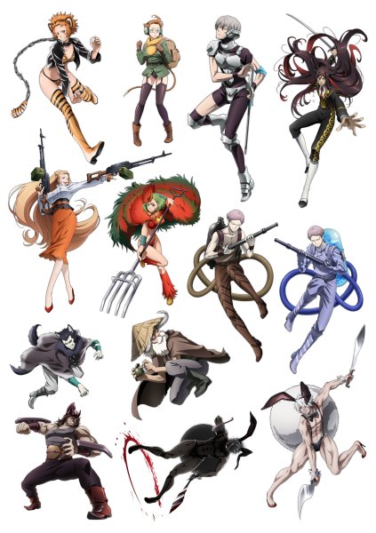 Juuni Taisen аниме