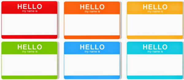 Наклейка my name is