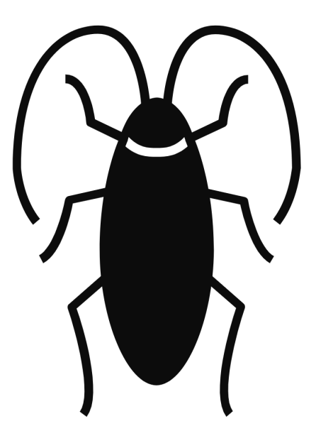 Таракан черно белый