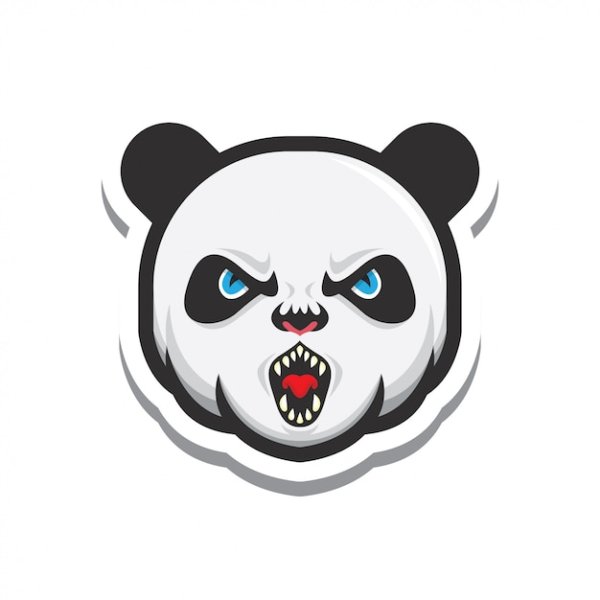 Наклейка и Happy Panda