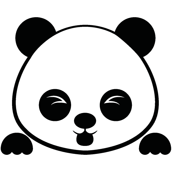 Лапа панды вектор