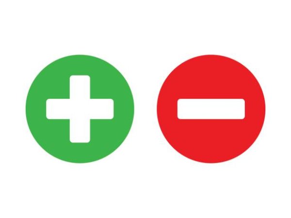 Плюсы и минусы клипарт