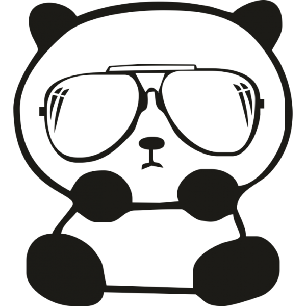 Панда рисунок