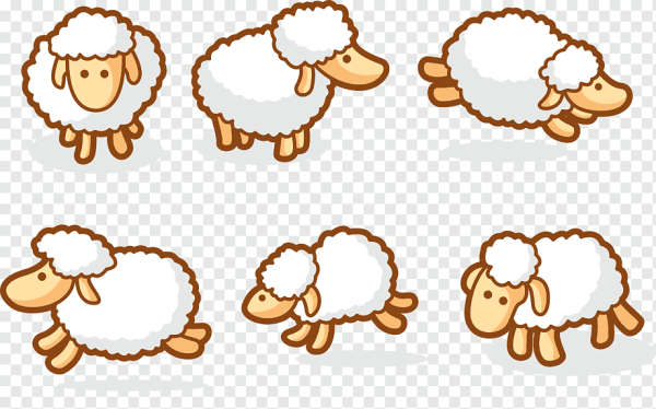 Красивые мультяшные барашки
