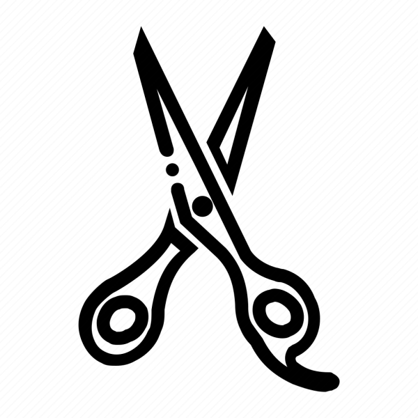 Стилизованные ножницы