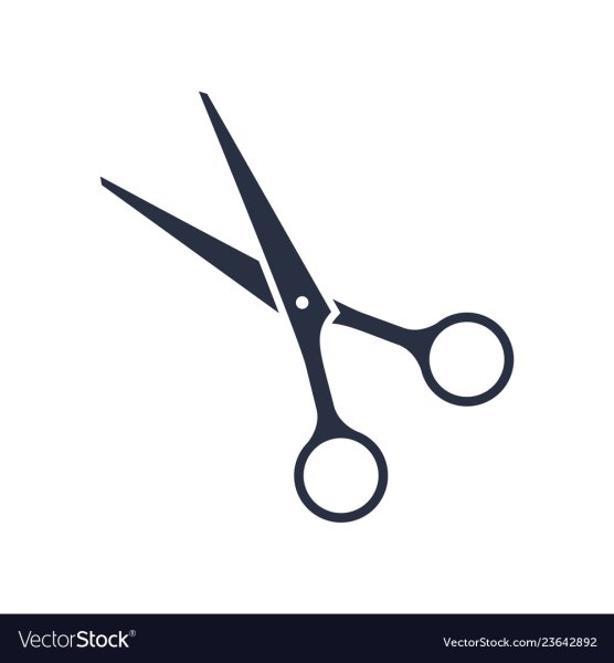 Ножницы парикмахерские контур