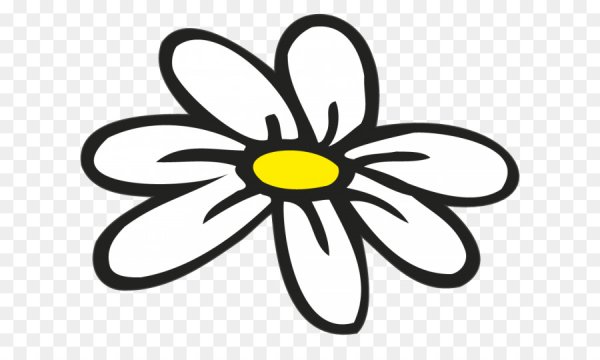 Ромашки мультяшные