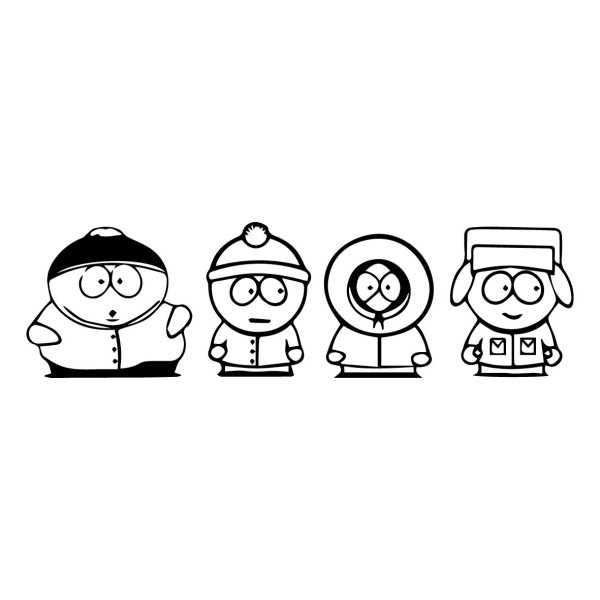 Кенни Южный парк раскраска