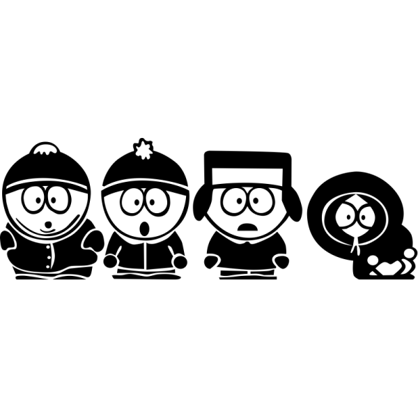 Южный парк наклейки на авто