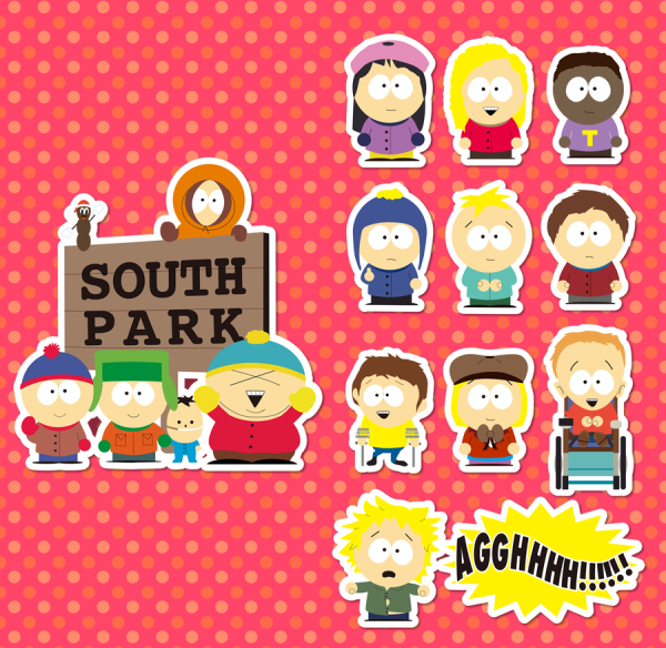 Наклейки Южный парк