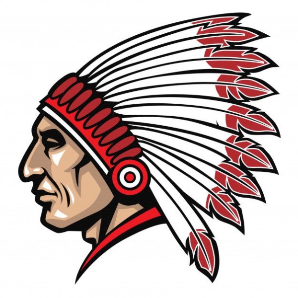 Вождь индейцев вектор