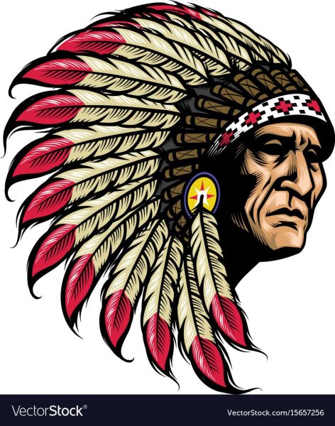 Индейцы Америки вектор