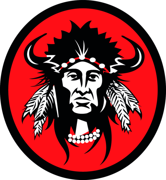 Лицо индейца в профиль