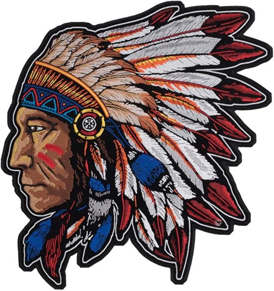 Логотип голова индейца