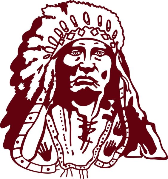 Виниловая наклейка индеец