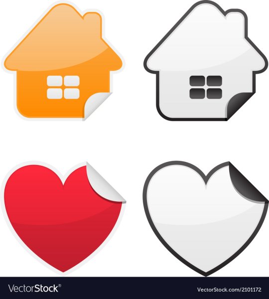 Красный лист с загнутым уголком