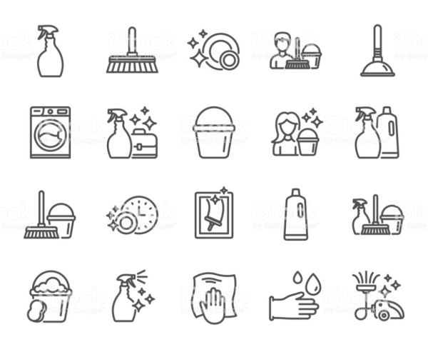 Значки по уборке