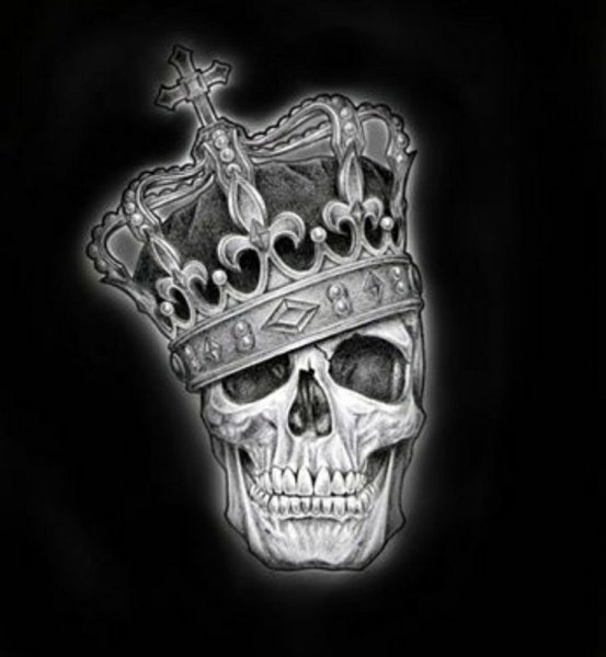 Череп с короной