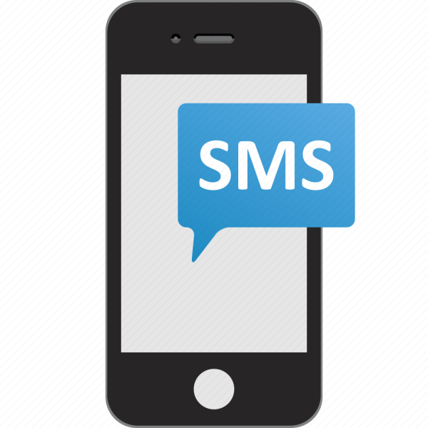 Значок мобильного телефона SMS