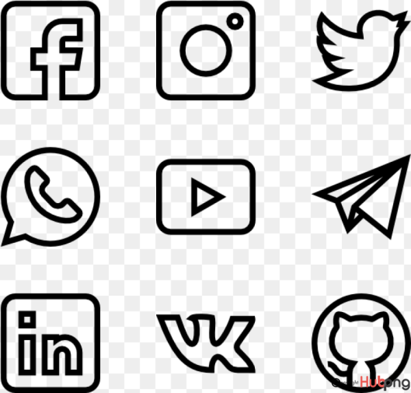 Иконки соц сетей