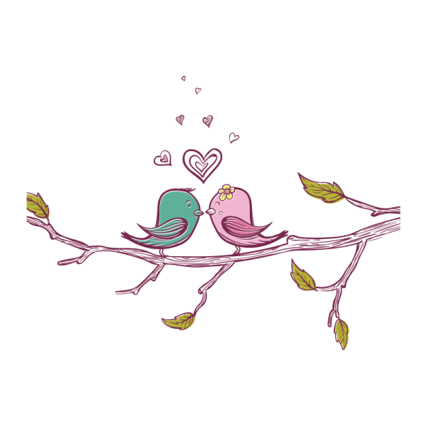 Влюбленные птички