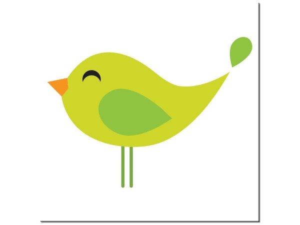 Наклейка птички