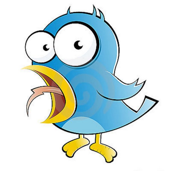 Смешная птица рисунок