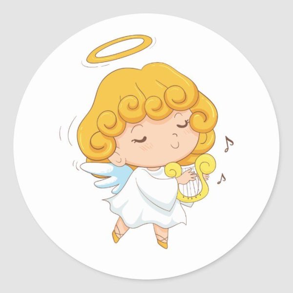 Наклейка ангелочки