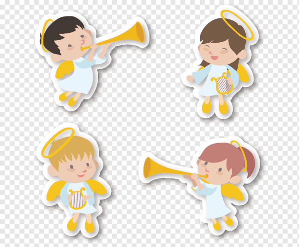 Angels Baby vector free