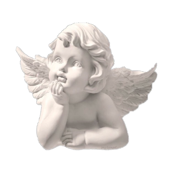 Силуэт ангела с трубой