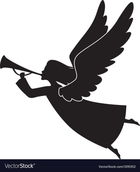 Девушка с крыльями вектор