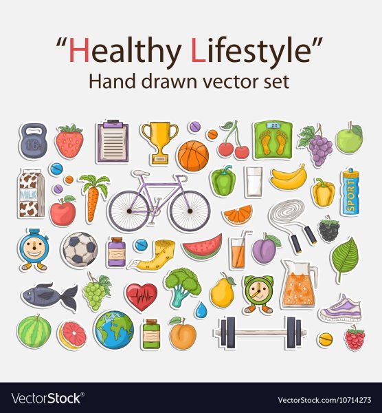 Стикеры здоровый образ жизни