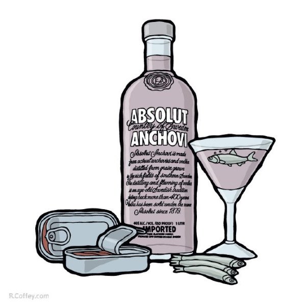 Водка рисунок