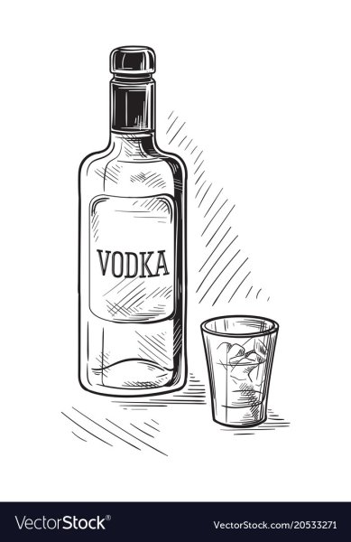 Нарисованный алкоголь