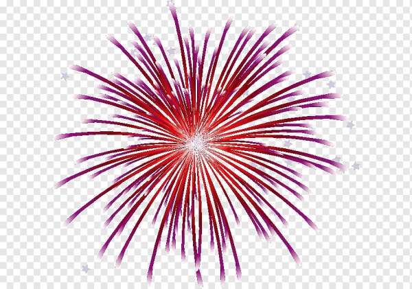 Фейерверк прозрачный