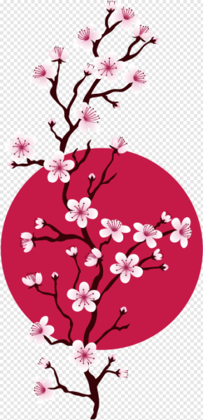 Наклейка - Сакура