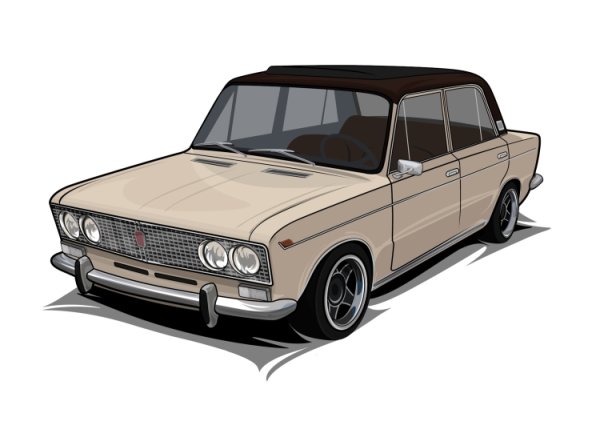 Рисунок машины ВАЗ 2106