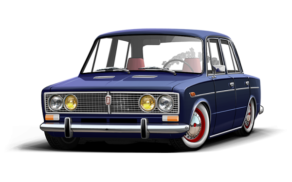 ВАЗ 2106 сбоку без фона