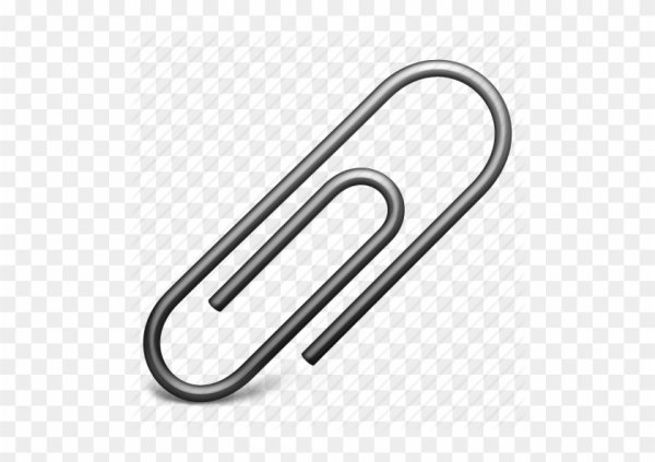 Скрепка для презентации без фона