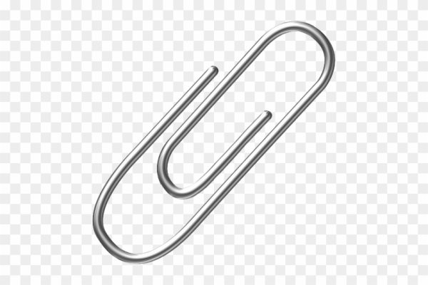 Стикер со скрепкой