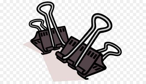 Зажим для бумаги вектор