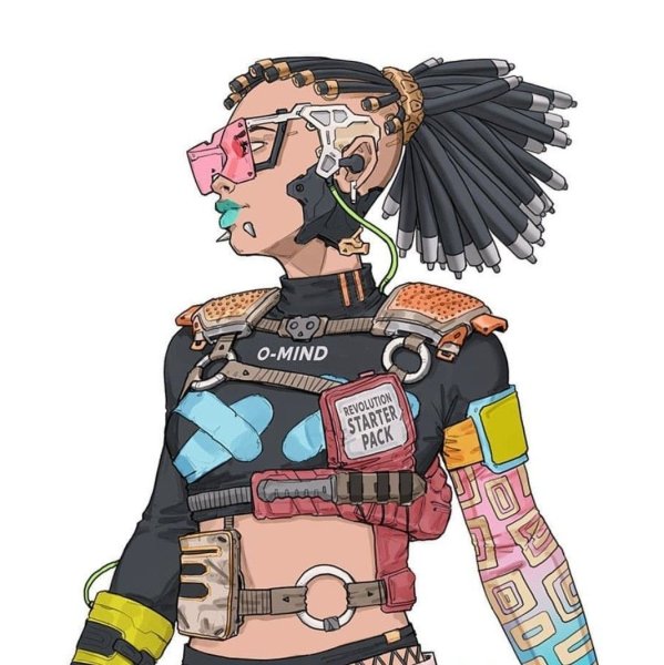 Киберпанк стиль рисования