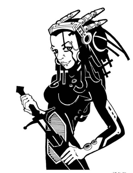 Киберпанк Векторная Графика