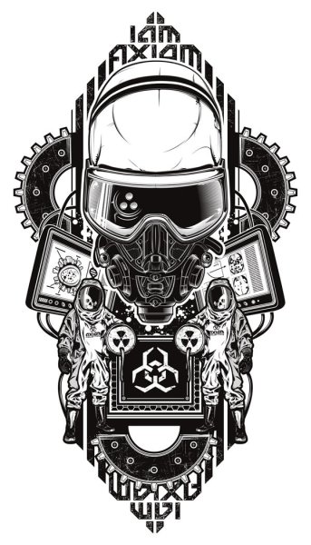 Крутые Стикеры киберпанк