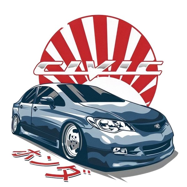 JDM Honda Civic наклейки