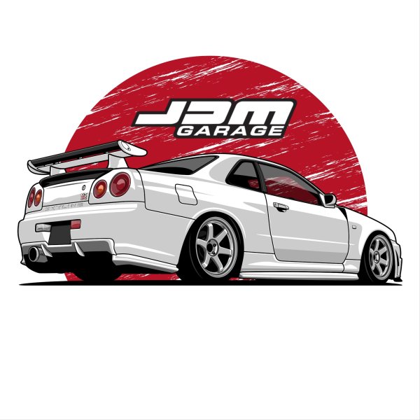 Nissan Skyline GTR r34 арт