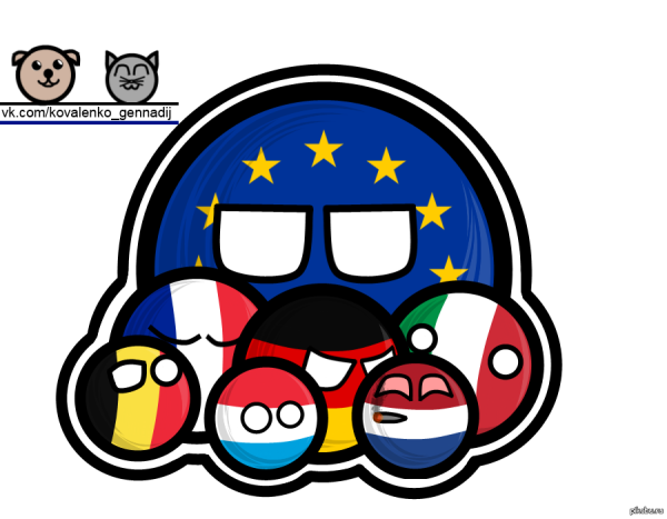 Европейский Союз Countryballs