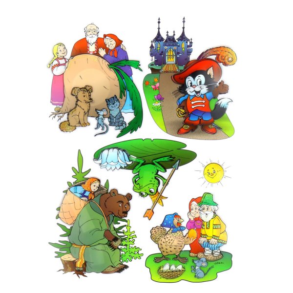 Наклейки мультяшные