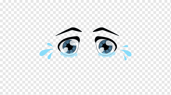 Глаза со слезами мультяшные